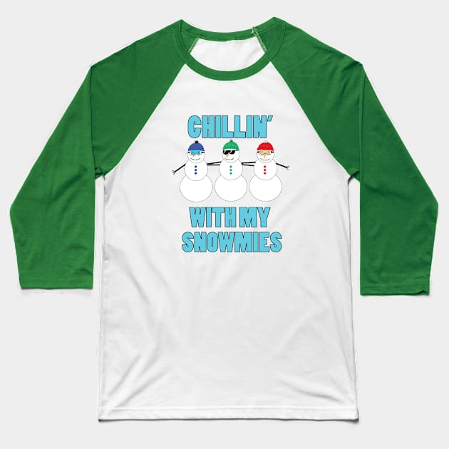 Snowmies Baseball T-Shirt by ACGraphics